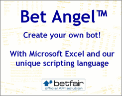 Use Bet Angel to create your own automated trading tools