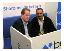 Bet Angel being demonstrated on the Betfair stand at Invest 06