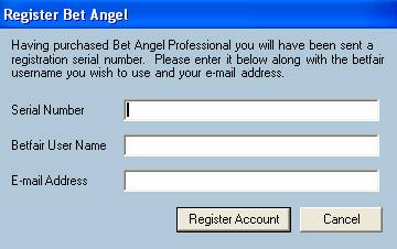 Bet Angel Registration