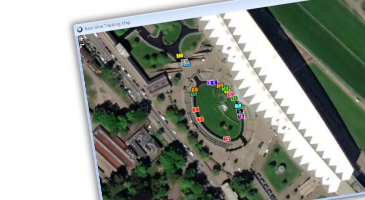 Real Time - Racecourse Tracking Map