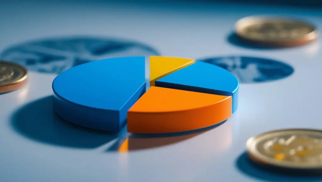 Betfair commission pie chart