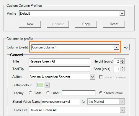 Bet Angel Custom Columns