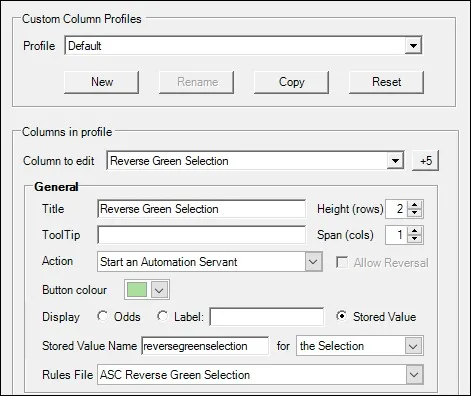 Bet Angel Custom Columns