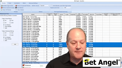 Peter Webb sorting market list