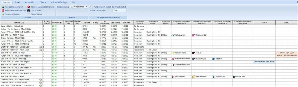 Betfair software