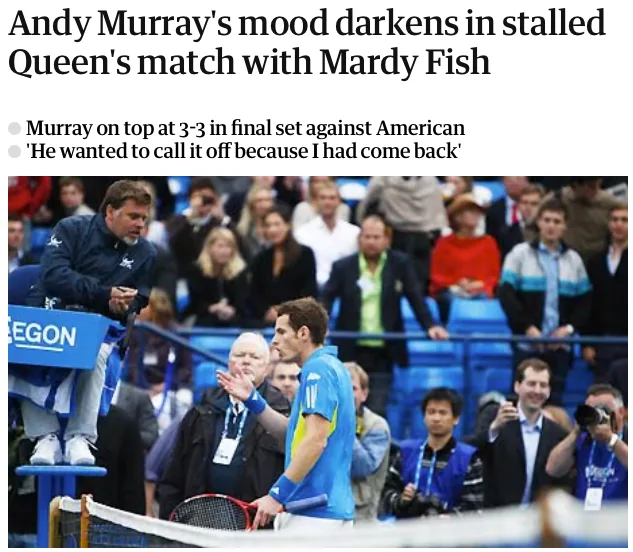 Andy Murray vs Mardy Fish