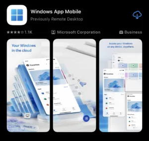 Microsoft app iPhone