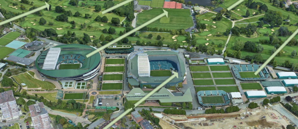 Wimbledon wind